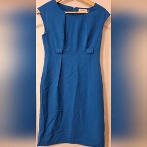 Calvin Klein Strapless Dress in Vibrant Blue